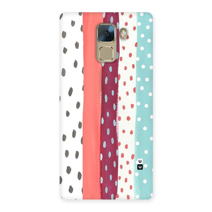 Polka Brush Art Back Case for Huawei Honor 7