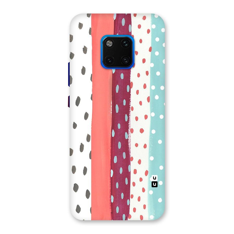 Polka Brush Art Back Case for Huawei Mate 20 Pro