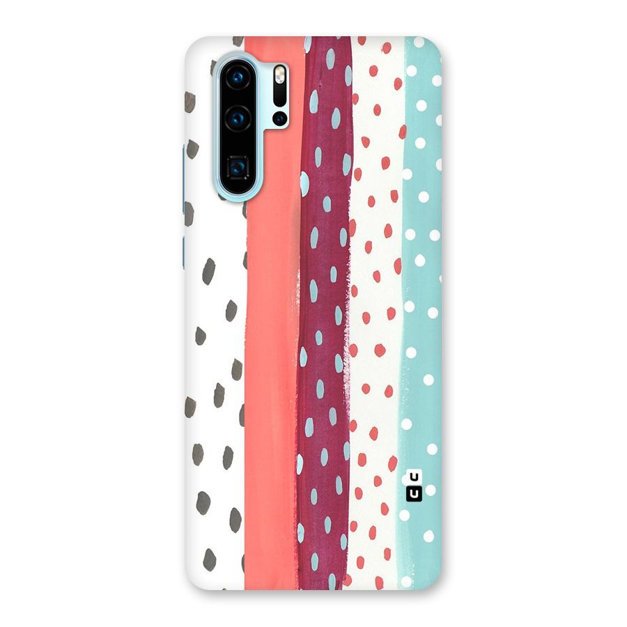 Polka Brush Art Back Case for Huawei P30 Pro