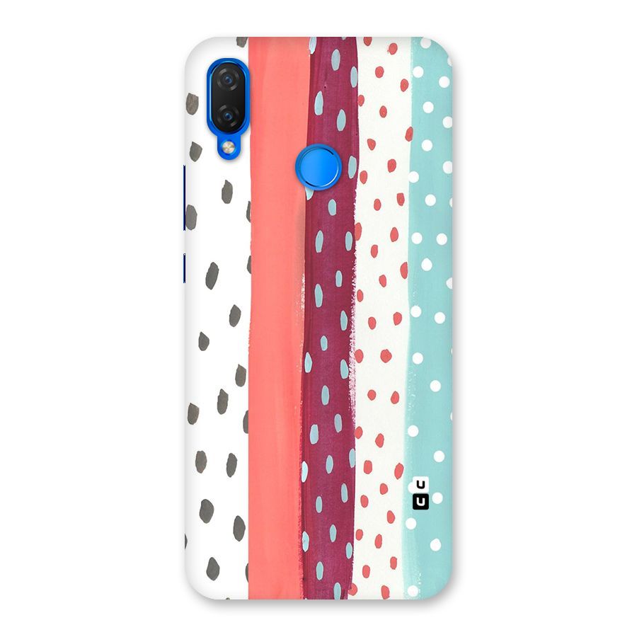 Polka Brush Art Back Case for Huawei P Smart+