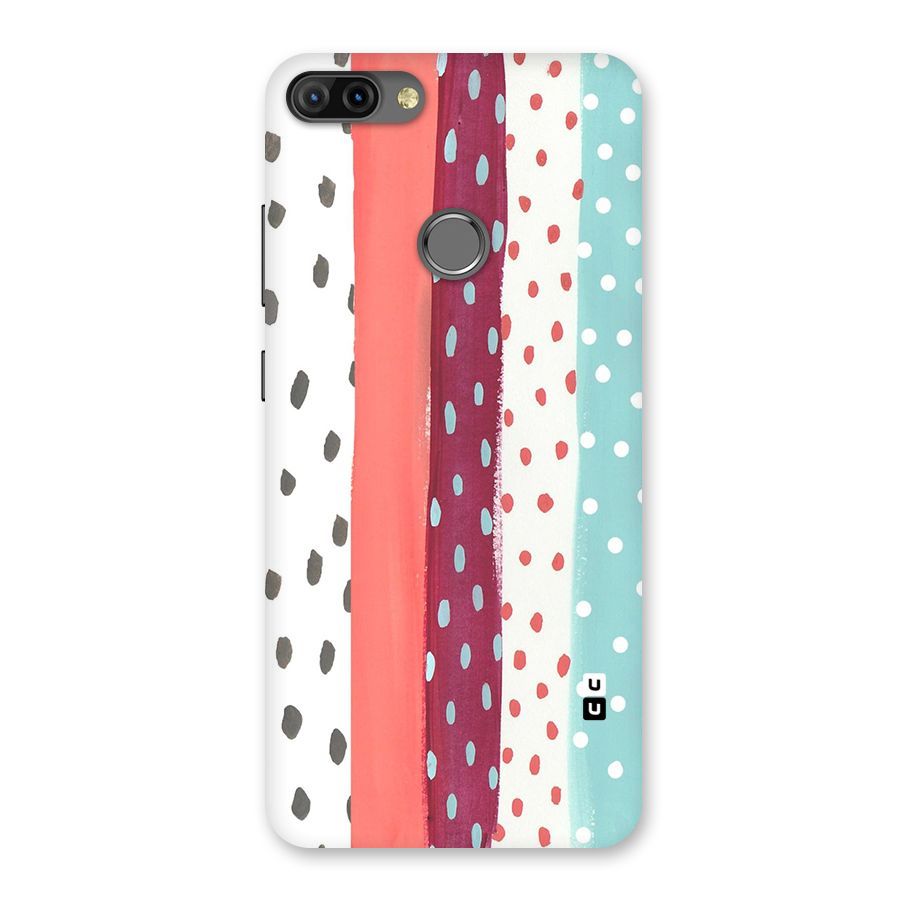 Polka Brush Art Back Case for Infinix Hot 6 Pro