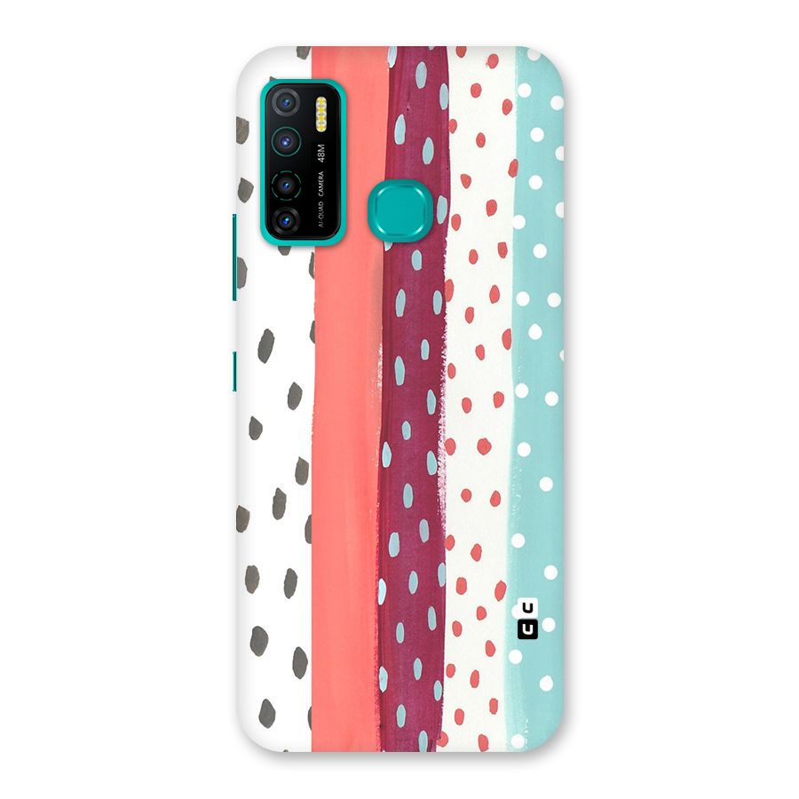 Polka Brush Art Back Case for Infinix Hot 9 Pro