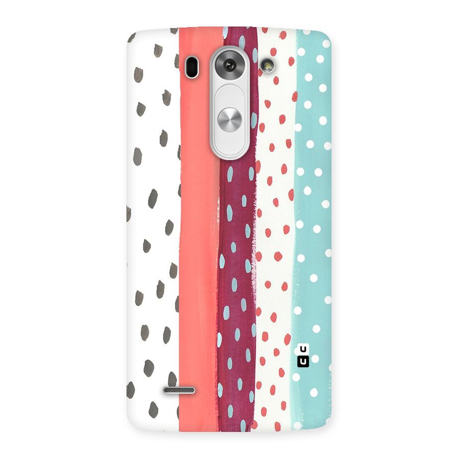Polka Brush Art Back Case for LG G3 Beat