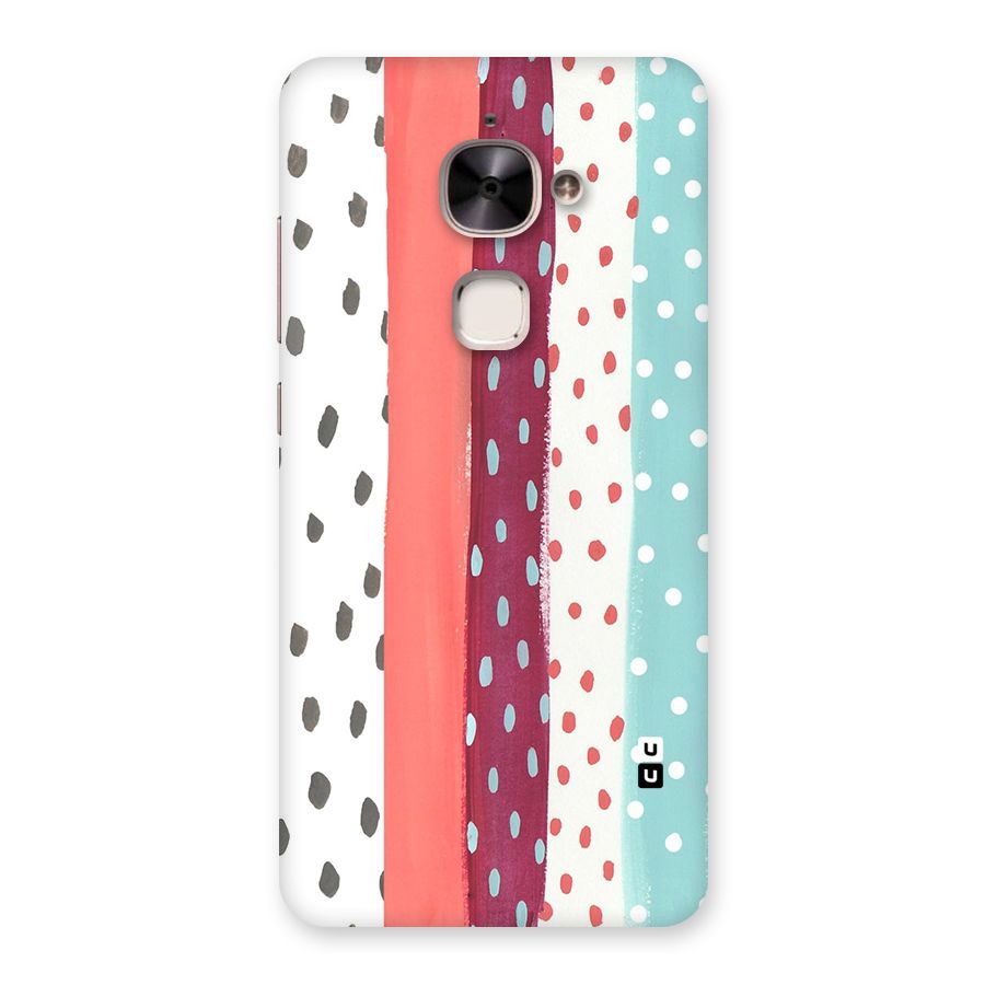 Polka Brush Art Back Case for Le 2