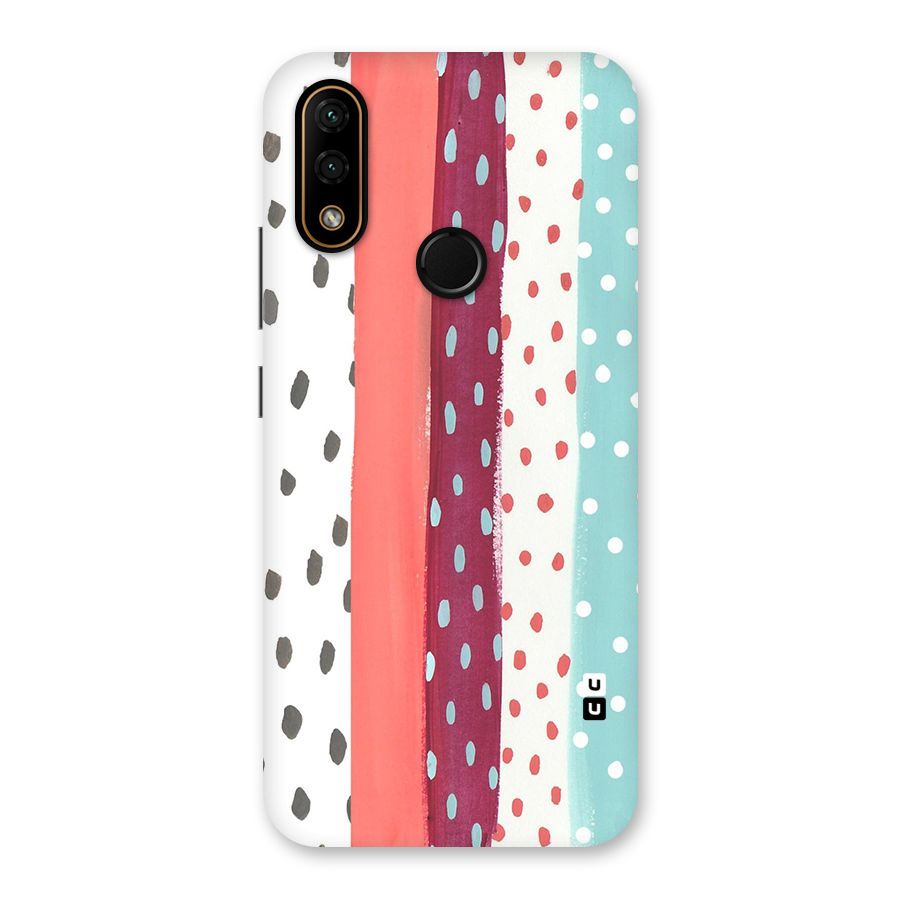 Polka Brush Art Back Case for Lenovo A6 Note