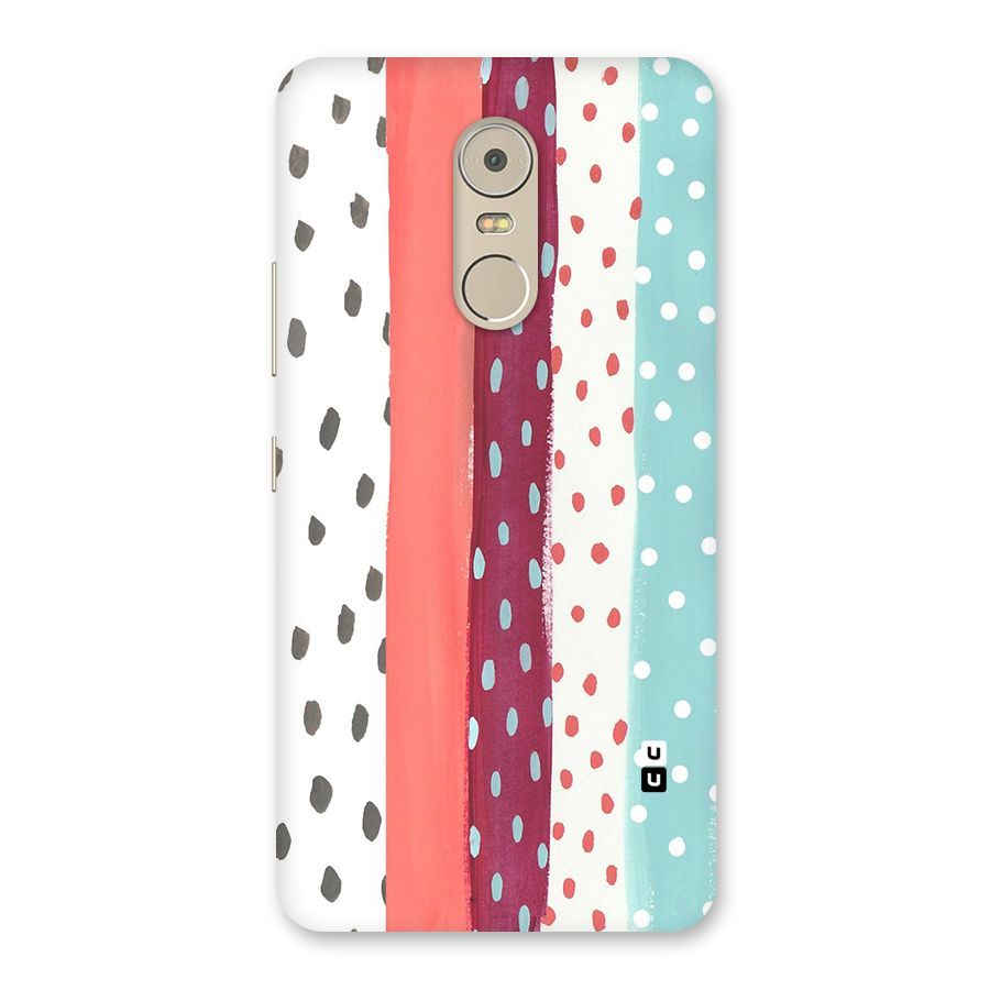 Polka Brush Art Back Case for Lenovo K6 Note