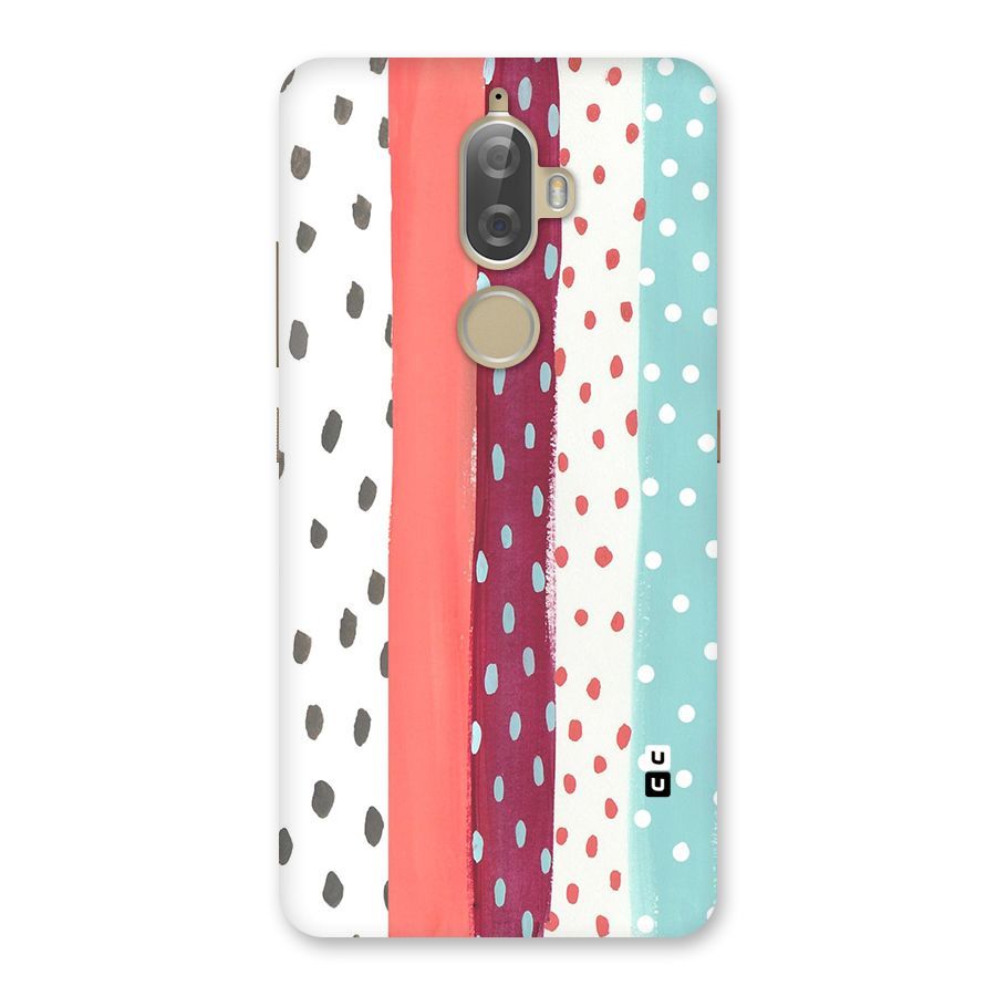 Polka Brush Art Back Case for Lenovo K8 Plus