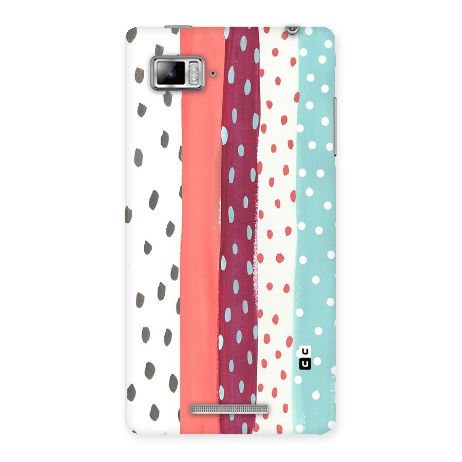Polka Brush Art Back Case for Lenovo Vibe Z K910