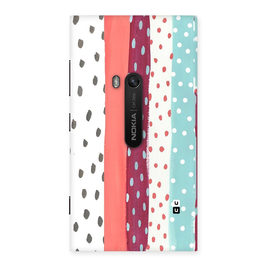 Polka Brush Art Back Case for Lumia 920