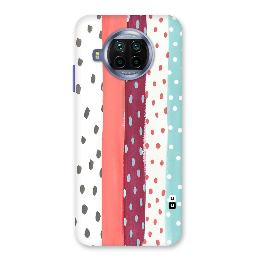 Polka Brush Art Back Case for Mi 10i
