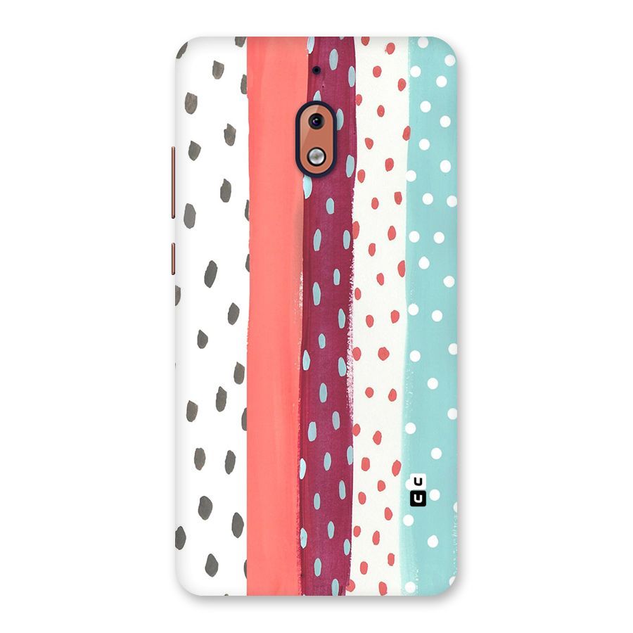Polka Brush Art Back Case for Nokia 2.1
