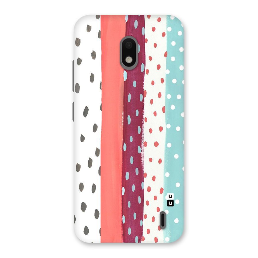 Polka Brush Art Back Case for Nokia 2.2
