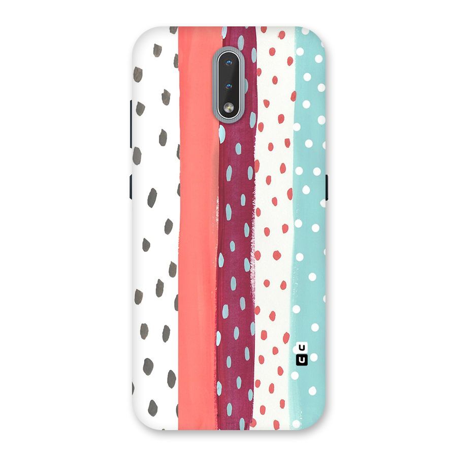 Polka Brush Art Back Case for Nokia 2.3