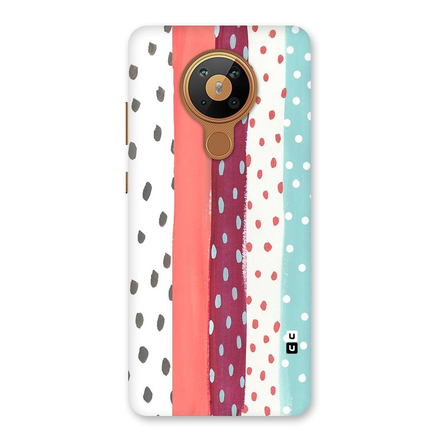 Polka Brush Art Back Case for Nokia 5.3