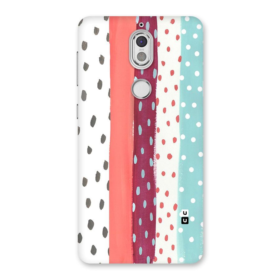 Polka Brush Art Back Case for Nokia 7