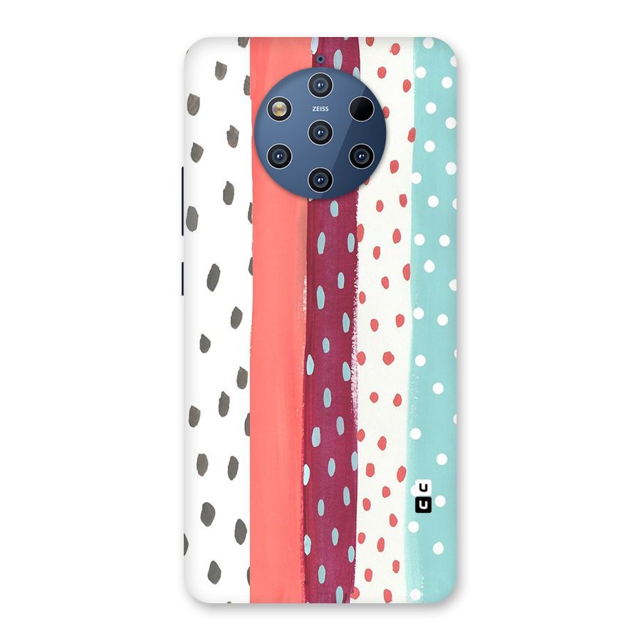 Polka Brush Art Back Case for Nokia 9 PureView