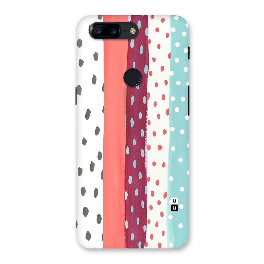 Polka Brush Art Back Case for OnePlus 5T