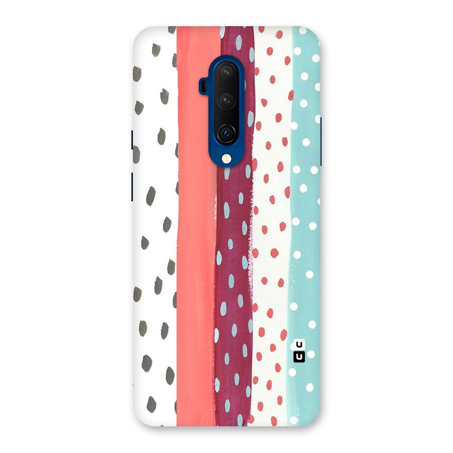 Polka Brush Art Back Case for OnePlus 7T Pro