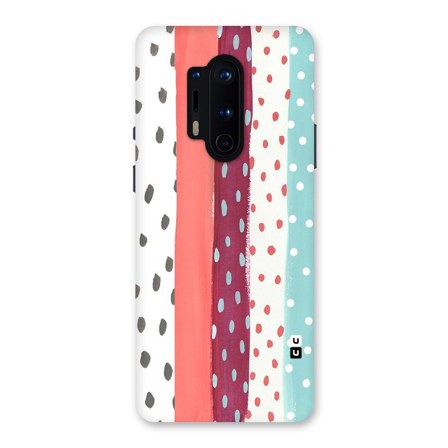 Polka Brush Art Back Case for OnePlus 8 Pro