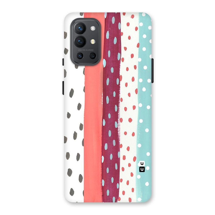 Polka Brush Art Back Case for OnePlus 9R