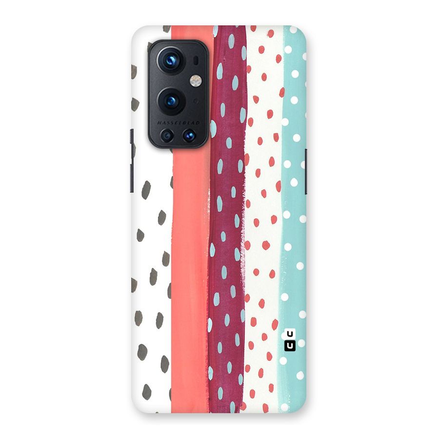Polka Brush Art Back Case for OnePlus 9 Pro