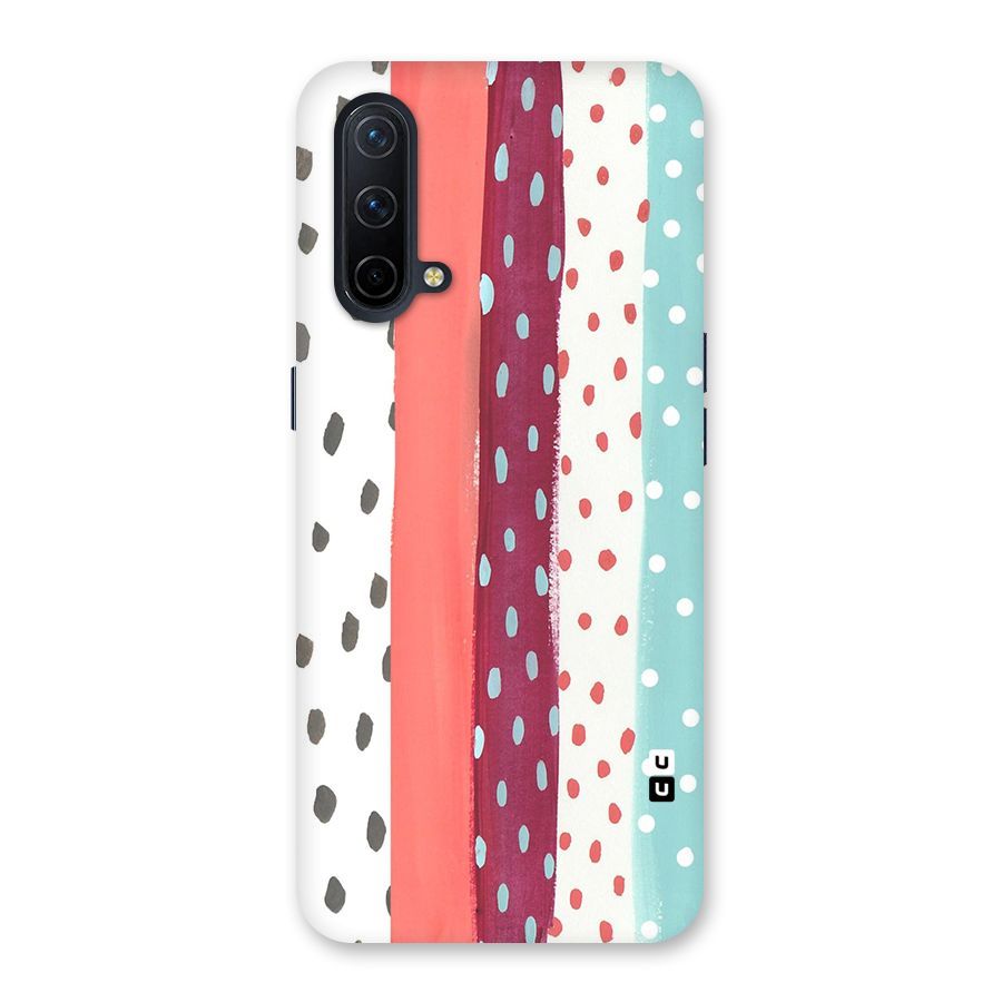 Polka Brush Art Back Case for OnePlus Nord CE 5G