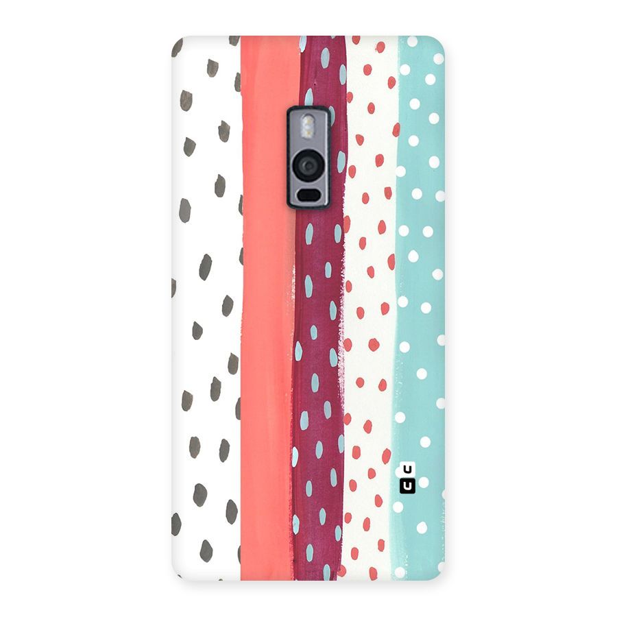 Polka Brush Art Back Case for OnePlus Two