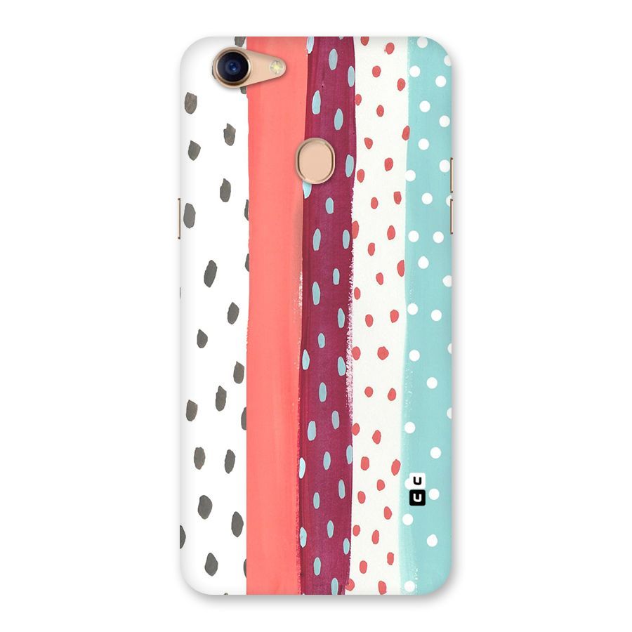 Polka Brush Art Back Case for Oppo F5 Youth