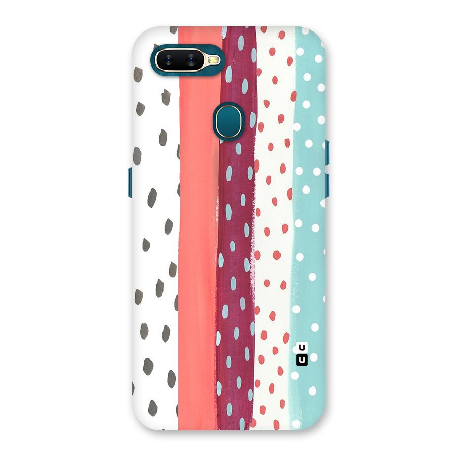 Polka Brush Art Back Case for Oppo A11k