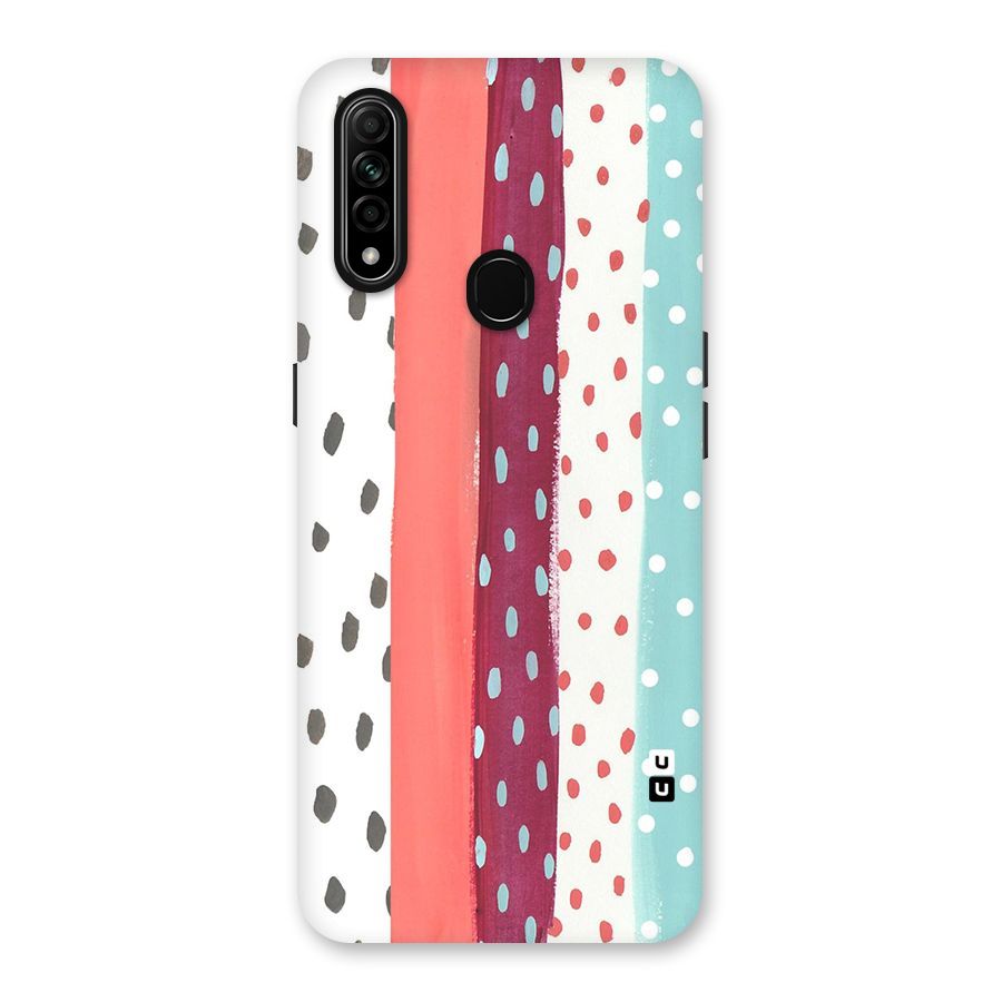 Polka Brush Art Back Case for Oppo A31