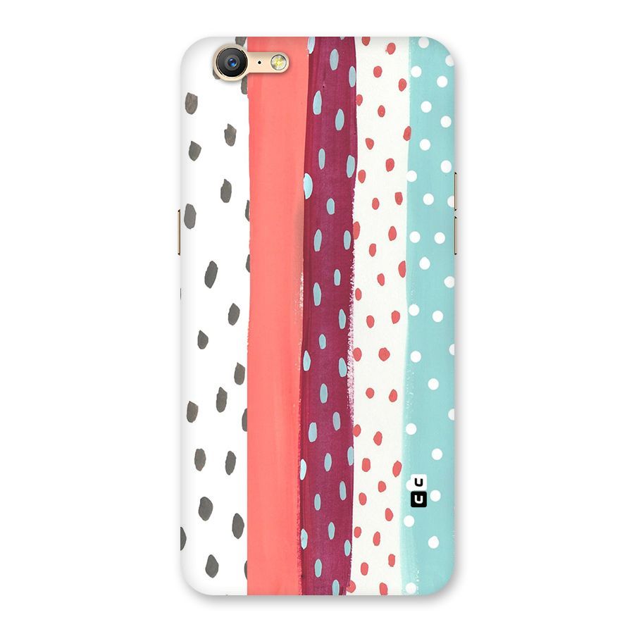 Polka Brush Art Back Case for Oppo A39