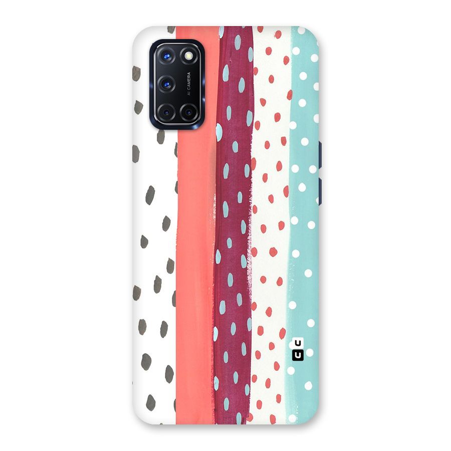 Polka Brush Art Back Case for Oppo A52