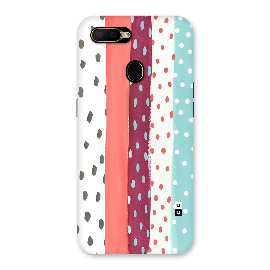 Polka Brush Art Back Case for Oppo A5s