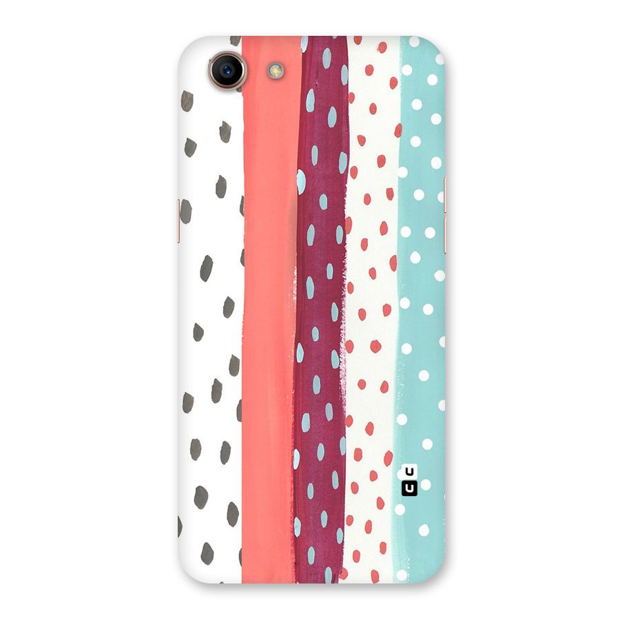 Polka Brush Art Back Case for Oppo A83 (2018)