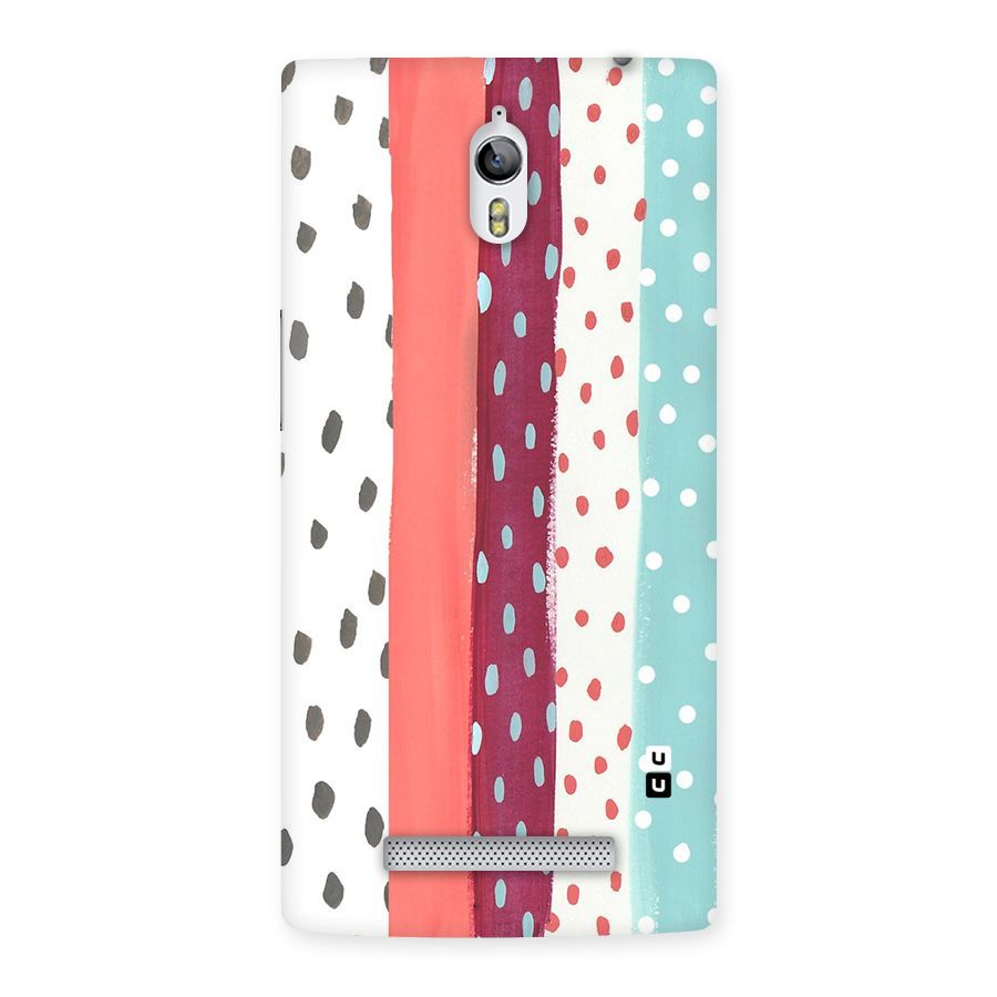 Polka Brush Art Back Case for Oppo Find 7