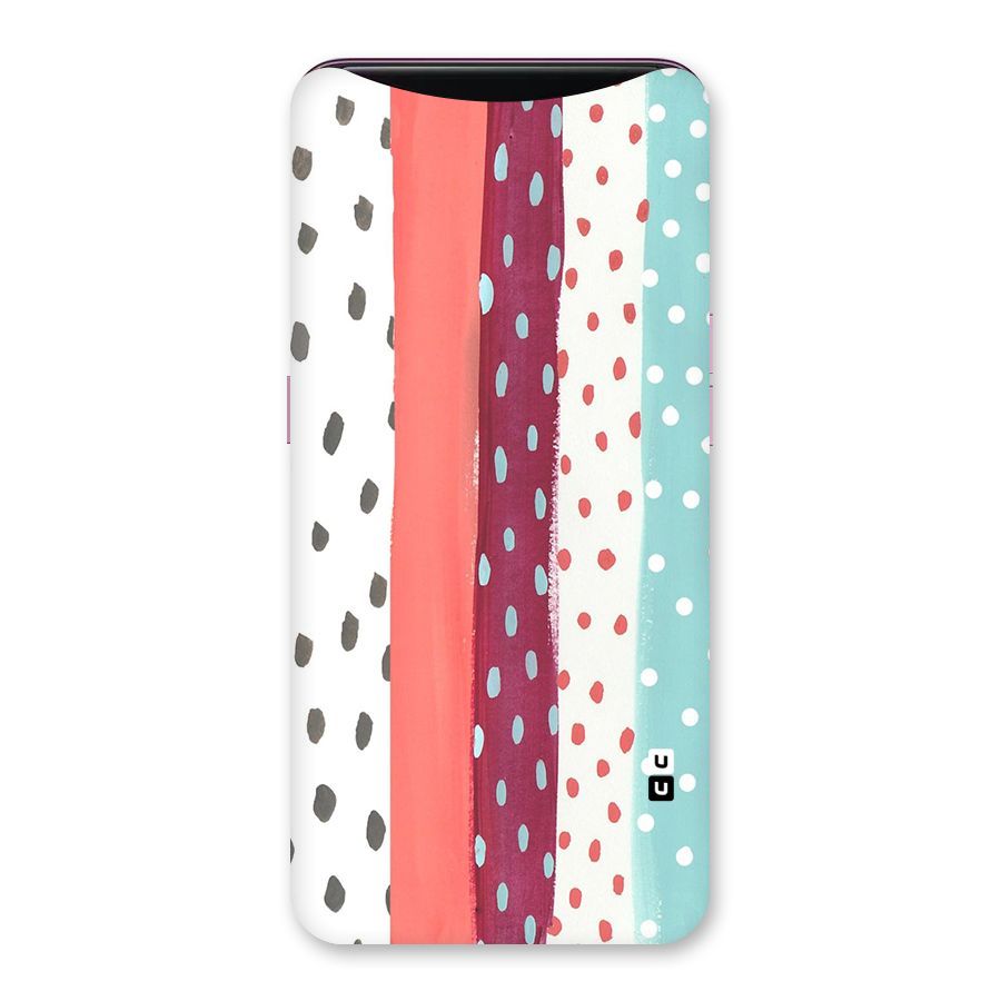 Polka Brush Art Back Case for Oppo Find X