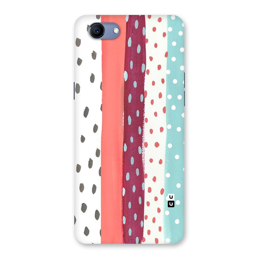 Polka Brush Art Back Case for Oppo Realme 1