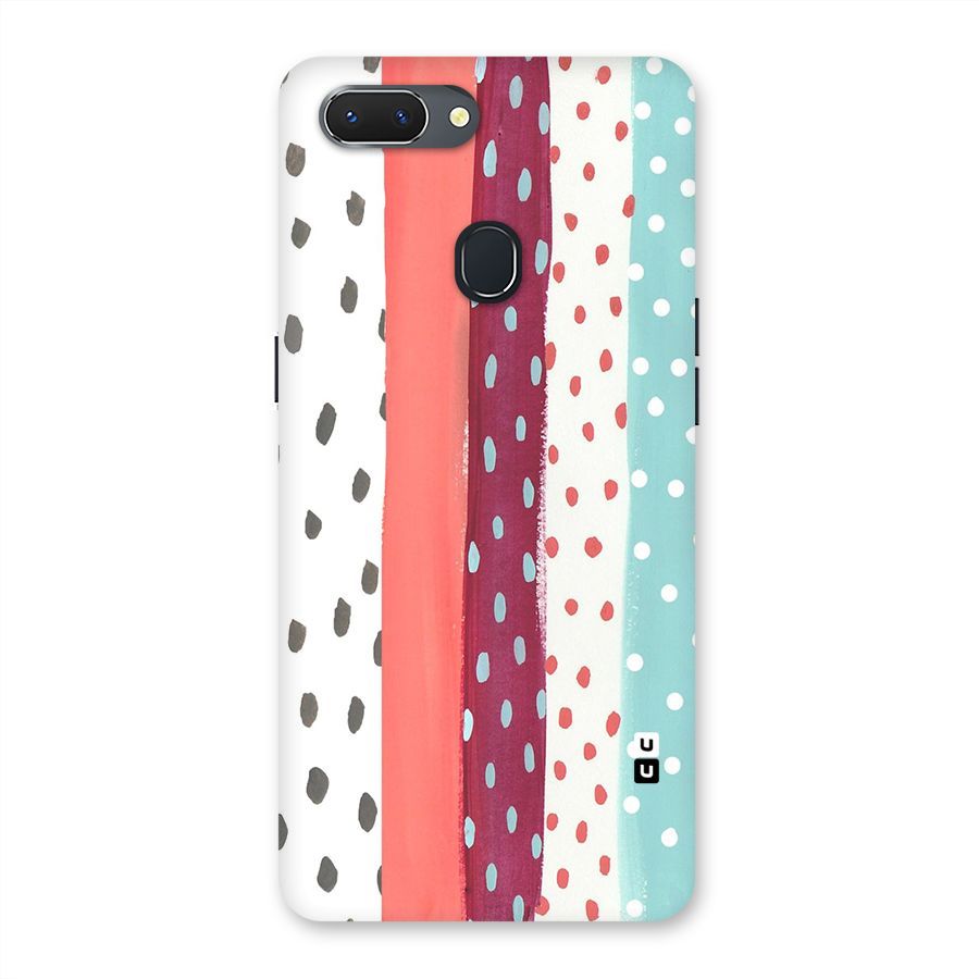 Polka Brush Art Back Case for Oppo Realme 2