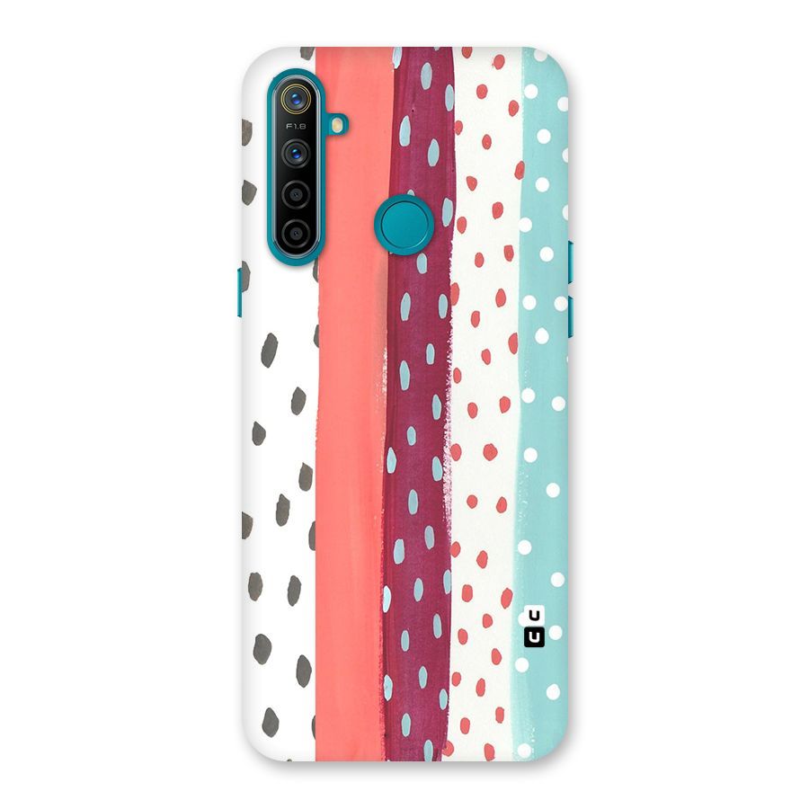 Polka Brush Art Back Case for Realme 5i