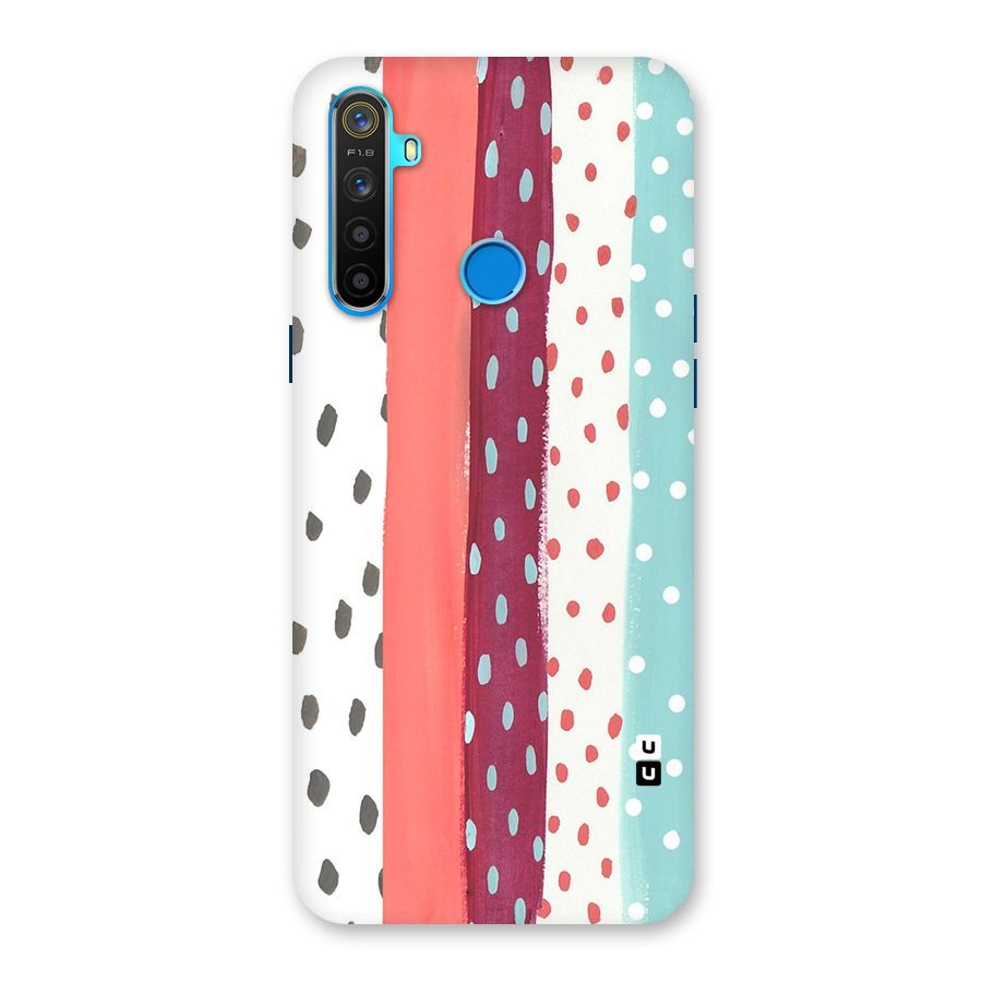 Polka Brush Art Back Case for Realme 5s