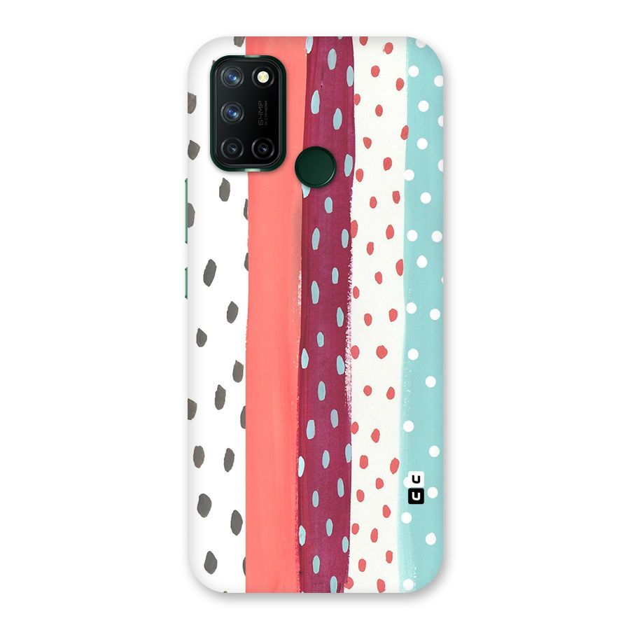 Polka Brush Art Back Case for Realme 7i