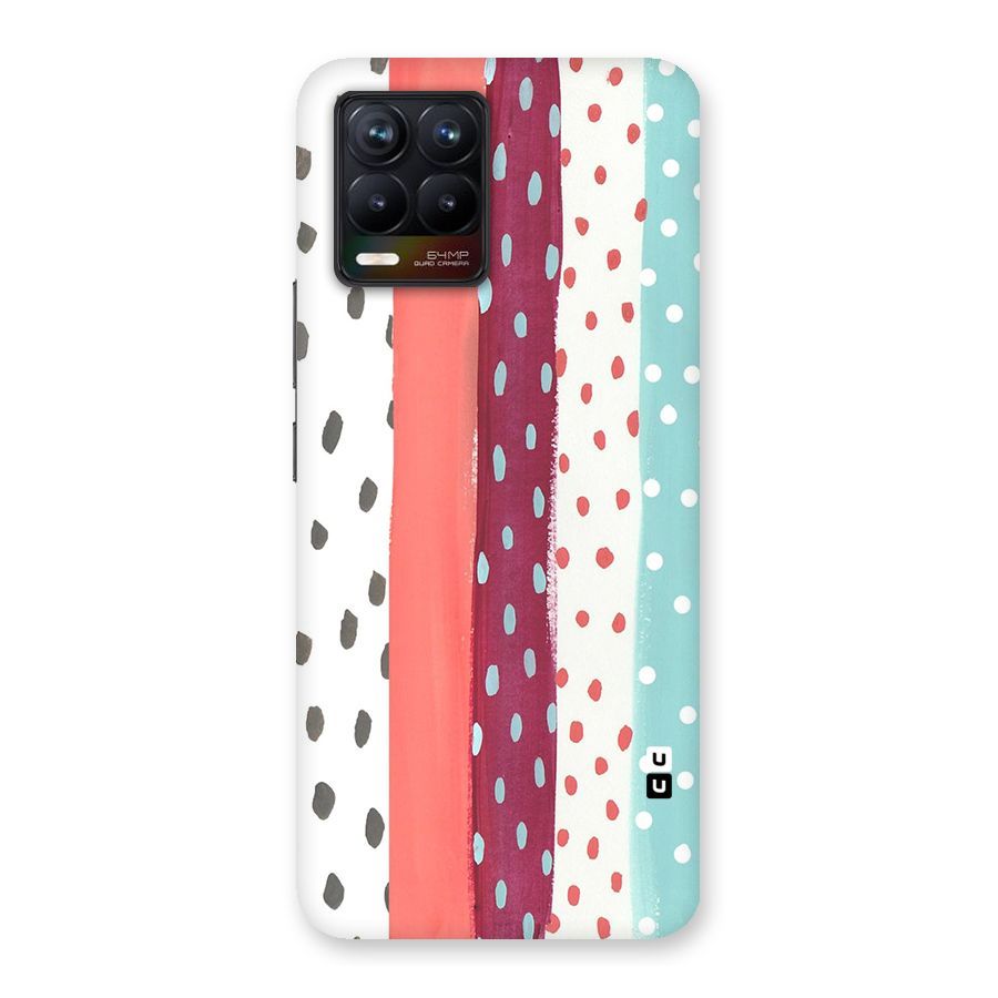 Polka Brush Art Back Case for Realme 8