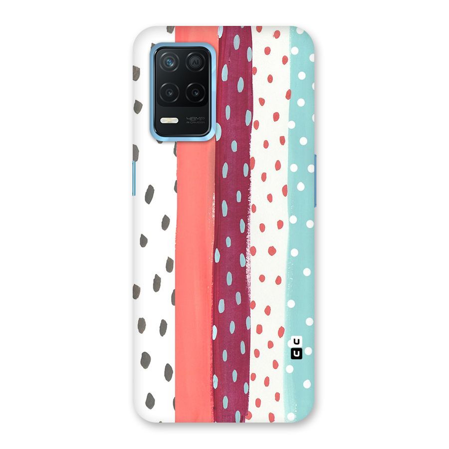 Polka Brush Art Back Case for Realme 8s 5G