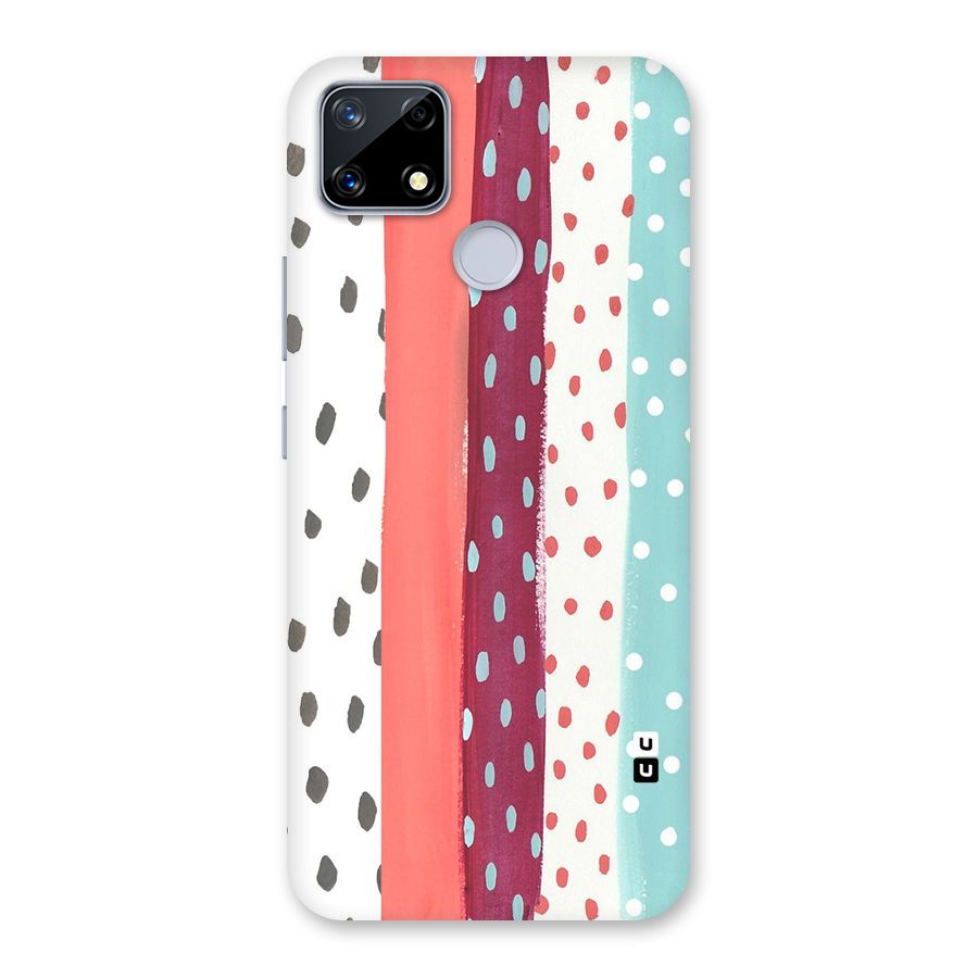 Polka Brush Art Back Case for Realme Narzo 20