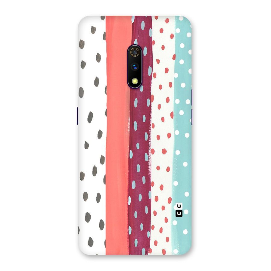 Polka Brush Art Back Case for Realme X