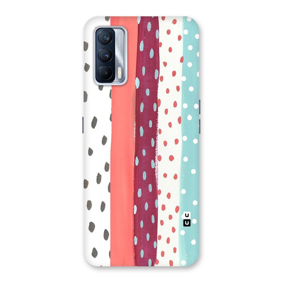 Polka Brush Art Back Case for Realme X7