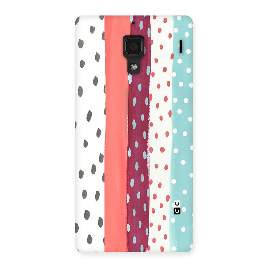 Polka Brush Art Back Case for Redmi 1S