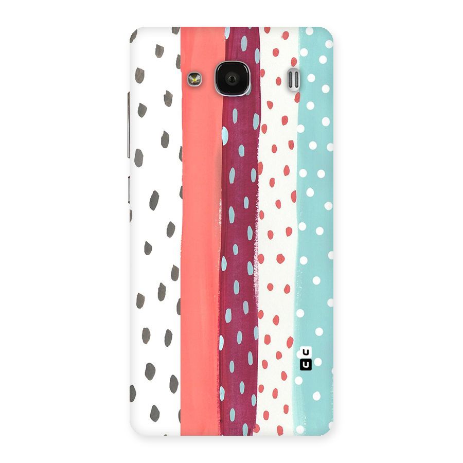 Polka Brush Art Back Case for Redmi 2