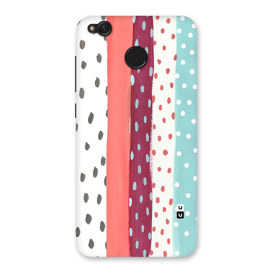Polka Brush Art Back Case for Redmi 4