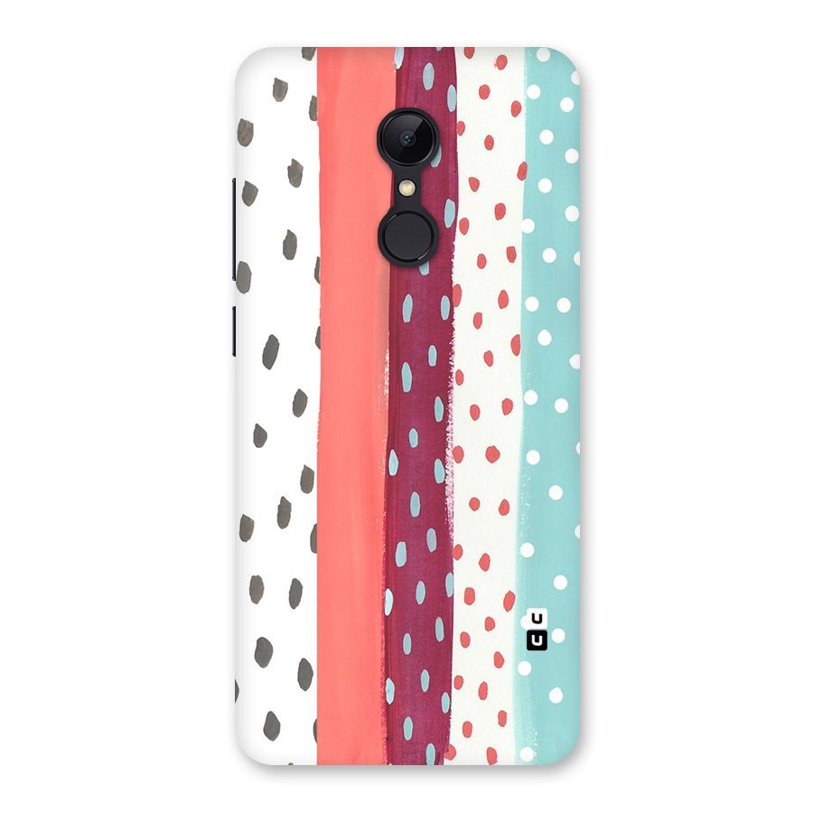 Polka Brush Art Back Case for Redmi 5